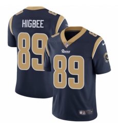 Youth Nike Los Angeles Rams #89 Tyler Higbee Navy Blue Team Color Vapor Untouchable Limited Player NFL Jersey