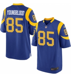Men's Nike Los Angeles Rams #85 Jack Youngblood Game Royal Blue Alternate NFL Jersey