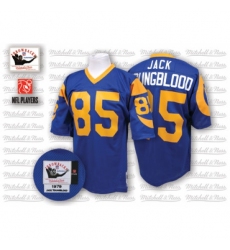 Mitchell and Ness Los Angeles Rams #85 Jack Youngblood Authentic 1979 Blue Throwback NFL Jersey