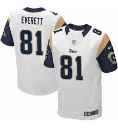 Men's Nike Los Angeles Rams #81 Gerald Everett White Vapor Untouchable Elite Player NFL Jersey