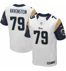 Men's Nike Los Angeles Rams #79 Rob Havenstein White Vapor Untouchable Elite Player NFL Jersey