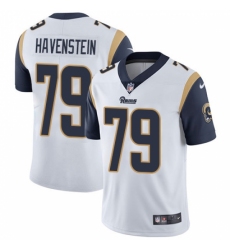 Men's Nike Los Angeles Rams #79 Rob Havenstein White Vapor Untouchable Limited Player NFL Jersey
