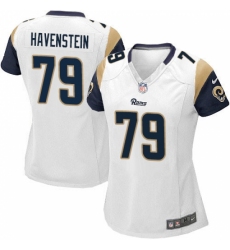 Women's Nike Los Angeles Rams #79 Rob Havenstein Game White NFL Jersey