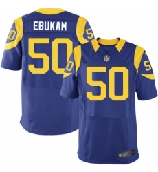 Men's Nike Los Angeles Rams #50 Samson Ebukam Royal Blue Alternate Vapor Untouchable Elite Player NFL Jersey