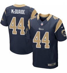 Men's Nike Los Angeles Rams #44 Jacob McQuaide Navy Blue Team Color Vapor Untouchable Elite Player NFL Jersey