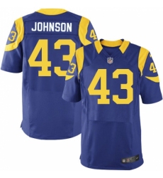 Men's Nike Los Angeles Rams #43 John Johnson Royal Blue Alternate Vapor Untouchable Elite Player NFL Jersey