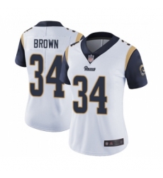 Youth Los Angeles Rams #34 Malcolm Brown White Vapor Untouchable Limited Player Football Jersey