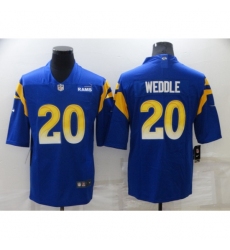 Los Angeles Rams #20 Eric Weddle Blue Vapor Untouchable Limited Player Jersey