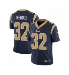 Youth Los Angeles Rams #32 Eric Weddle Navy Blue Team Color Vapor Untouchable Limited Player Football Jersey