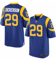 Men's Nike Los Angeles Rams #29 Eric Dickerson Game Royal Blue Alternate NFL Jersey