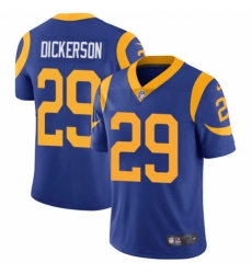 Men's Nike Los Angeles Rams #29 Eric Dickerson Royal Blue Alternate Vapor Untouchable Limited Player NFL Jersey