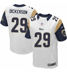 Men's Nike Los Angeles Rams #29 Eric Dickerson White Vapor Untouchable Elite Player NFL Jersey