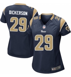 Women's Nike Los Angeles Rams #29 Eric Dickerson Game Navy Blue Team Color NFL Jersey
