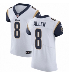 Men's Nike Los Angeles Rams #8 Brandon Allen White Vapor Untouchable Elite Player NFL Jersey