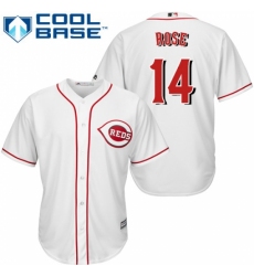 Men's Majestic Cincinnati Reds #14 Pete Rose Replica White Home Cool Base MLB Jersey