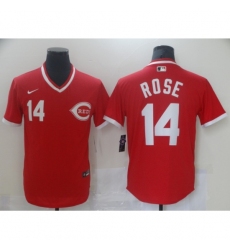 Men's Nike Cincinnati Reds #14 Pete Rose Red Authentic Jersey
