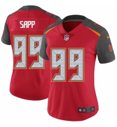 Women's Nike Tampa Bay Buccaneers #99 Warren Sapp Elite Red Team Color NFL Jersey