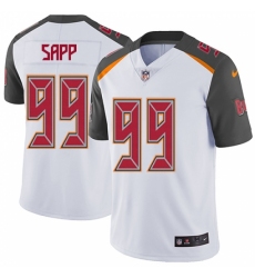 Youth Nike Tampa Bay Buccaneers #99 Warren Sapp White Vapor Untouchable Limited Player NFL Jersey