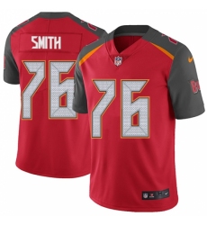 Youth Nike Tampa Bay Buccaneers #76 Donovan Smith Red Team Color Vapor Untouchable Limited Player NFL Jersey