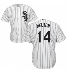 Youth Majestic Chicago White Sox #14 Bill Melton Authentic White Home Cool Base MLB Jersey