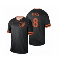 Men's Baltimore Orioles #8 Cal Ripken Jr. Black Cooperstown Collection Legend Jersey