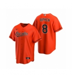 Men's Baltimore Orioles #8 Cal Ripken Jr. Nike Orange 2020 Replica Alternate Jersey