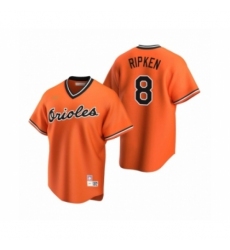 Men's Baltimore Orioles #8 Cal Ripken Jr. Nike Orange Cooperstown Collection Alternate Jersey