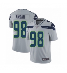 Men's Seattle Seahawks #98 Ezekiel Ansah Grey Alternate Vapor Untouchable Limited Player Football Jersey