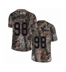 Men's Seattle Seahawks #98 Ezekiel Ansah Limited Camo Rush Realtree Football Jersey