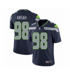 Men's Seattle Seahawks #98 Ezekiel Ansah Navy Blue Team Color Vapor Untouchable Limited Player Football Jersey