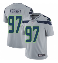 Men's Nike Seattle Seahawks #97 Patrick Kerney Grey Alternate Vapor Untouchable Limited Player NFL Jersey
