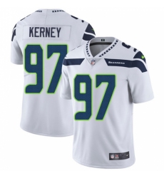 Men's Nike Seattle Seahawks #97 Patrick Kerney White Vapor Untouchable Limited Player NFL Jersey