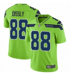Men's Nike Seattle Seahawks #88 Will Dissly Limited Green Rush Vapor Untouchable NFL Jersey