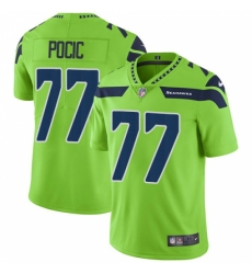 Men's Nike Seattle Seahawks #79 Ethan Pocic Limited Green Rush Vapor Untouchable NFL Jersey