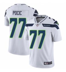 Youth Nike Seattle Seahawks #77 Ethan Pocic White Vapor Untouchable Limited Player NFL Jersey