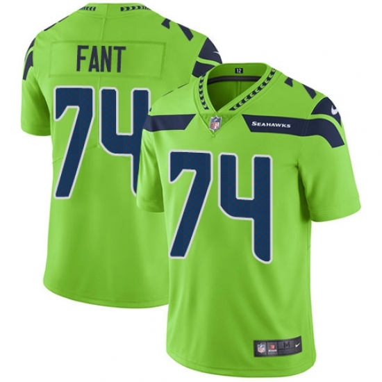 Youth Nike Seattle Seahawks #74 George Fant Limited Green Rush Vapor Untouchable NFL Jersey Youth Nike Seattle Seahawks #74 George Fant Limited Green Rush Vapor Untouchable NFL Jersey