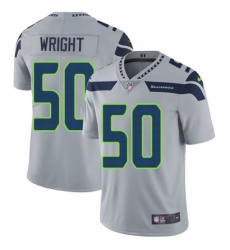 Youth Nike Seattle Seahawks #50 K.J. Wright Grey Alternate Vapor Untouchable Limited Player NFL Jersey