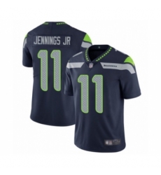 Men's Seattle Seahawks #11 Gary Jennings Jr. Navy Blue Team Color Vapor Untouchable Limited Player Football Jersey