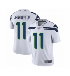 Men's Seattle Seahawks #11 Gary Jennings Jr. White Vapor Untouchable Limited Player Football Jersey