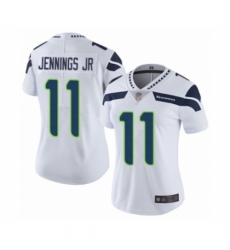 Women's Seattle Seahawks #11 Gary Jennings Jr. White Vapor Untouchable Limited Player Football Jersey