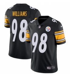 Men's Nike Pittsburgh Steelers #98 Vince Williams Black Team Color Vapor Untouchable Limited Player NFL Jersey