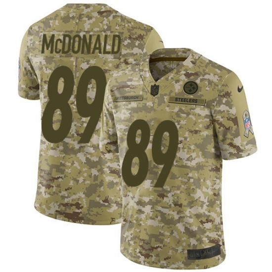 Youth Nike Pittsburgh Steelers #89 Vance McDonald Limited Camo 2018 Salute to Service NFL Jersey Youth Nike Pittsburgh Steelers #89 Vance McDonald Limited Camo 2018 Salute to Service NFL Jersey