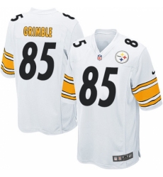 Men's Nike Pittsburgh Steelers #85 Xavier Grimble Game White NFL Jersey