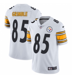 Men's Nike Pittsburgh Steelers #85 Xavier Grimble White Vapor Untouchable Limited Player NFL Jersey