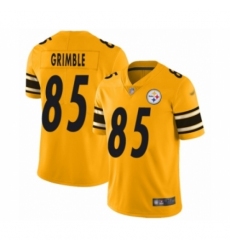 Women's Pittsburgh Steelers #85 Xavier Grimble Limited Gold Inverted Legend Football Jersey