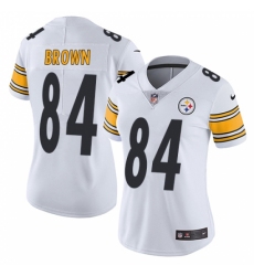 Women's Nike Pittsburgh Steelers #84 Antonio Brown White Vapor Untouchable Limited Player NFL Jersey