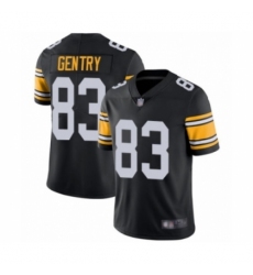 Men's Pittsburgh Steelers #83 Zach Gentry Black Alternate Vapor Untouchable Limited Player Football Jersey