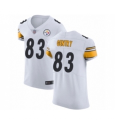 Men's Pittsburgh Steelers #83 Zach Gentry White Vapor Untouchable Elite Player Football Jersey