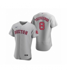 Men's Boston Red Sox #8 Carl Yastrzemski Nike Gray Authentic Road Jersey