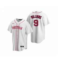 Men's Boston Red Sox #9 Ted Williams Nike White Replica Alternate Jersey